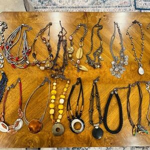 Chicos Multi-Color assorted Necklace Set of 18